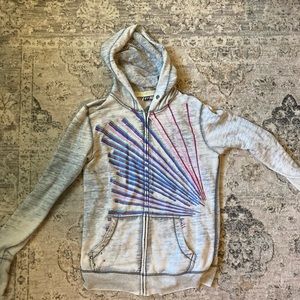 Roxy gray hoodie